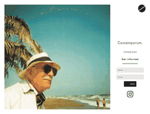 Tablet Screenshot of contemporum.com